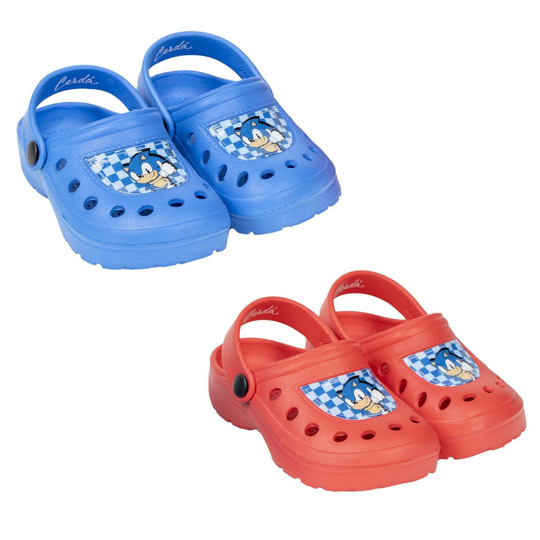 Licensed Boys Sonic The Hedgehog Character Clogs