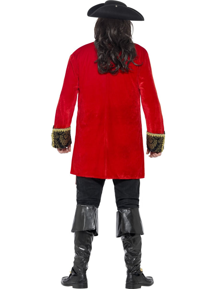 Men's Pirate Captain Caribbean Buccaneer Plus Size Costume