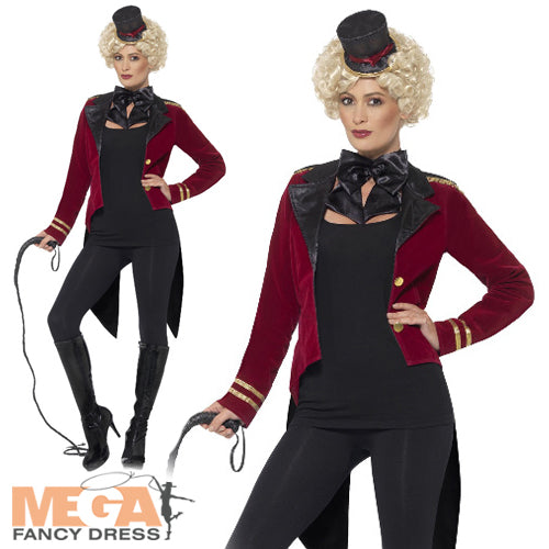 Women's Ringmaster Circus Fancy Dress Costume
