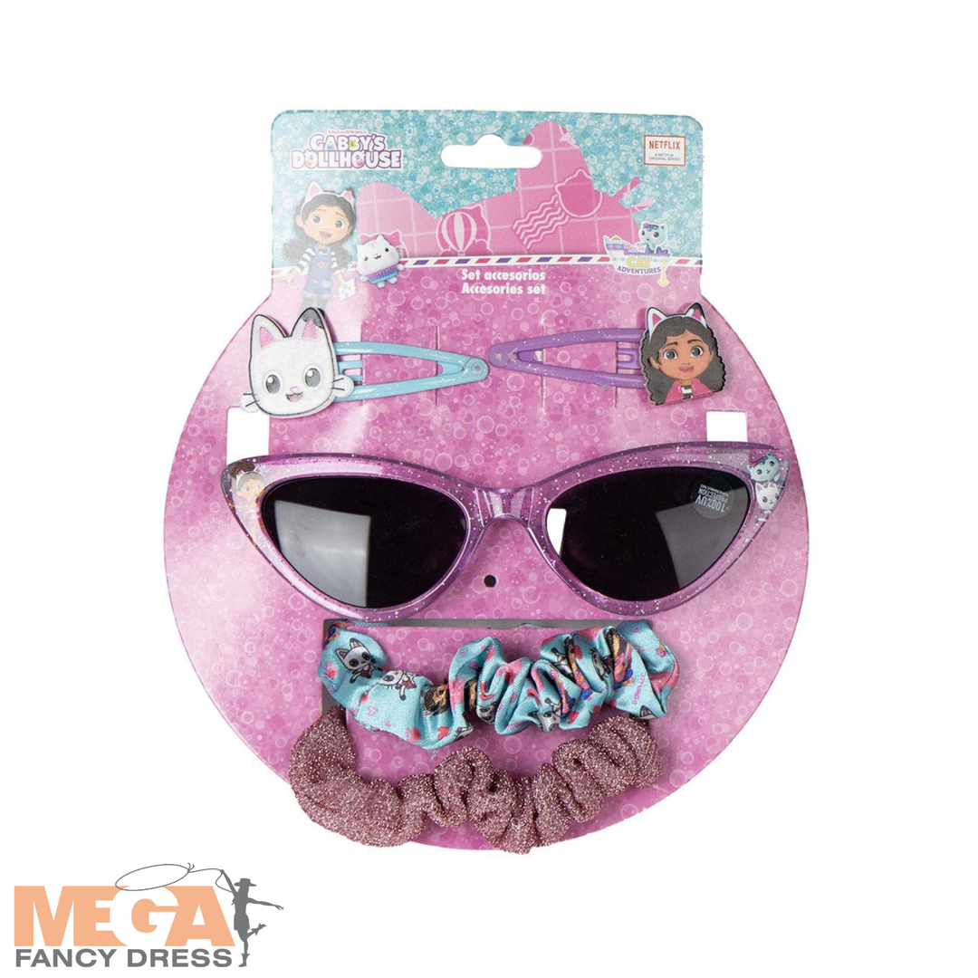 Licensed Gabby's Dollhouse Sunglasses + Hair Accessories