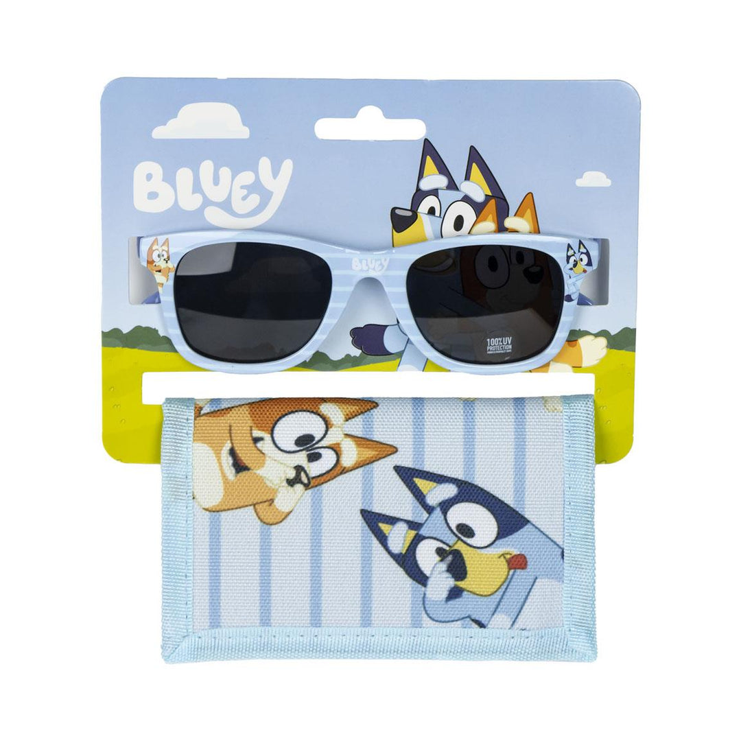 Licensed Bluey Kids Sunglasses + Wallet Set