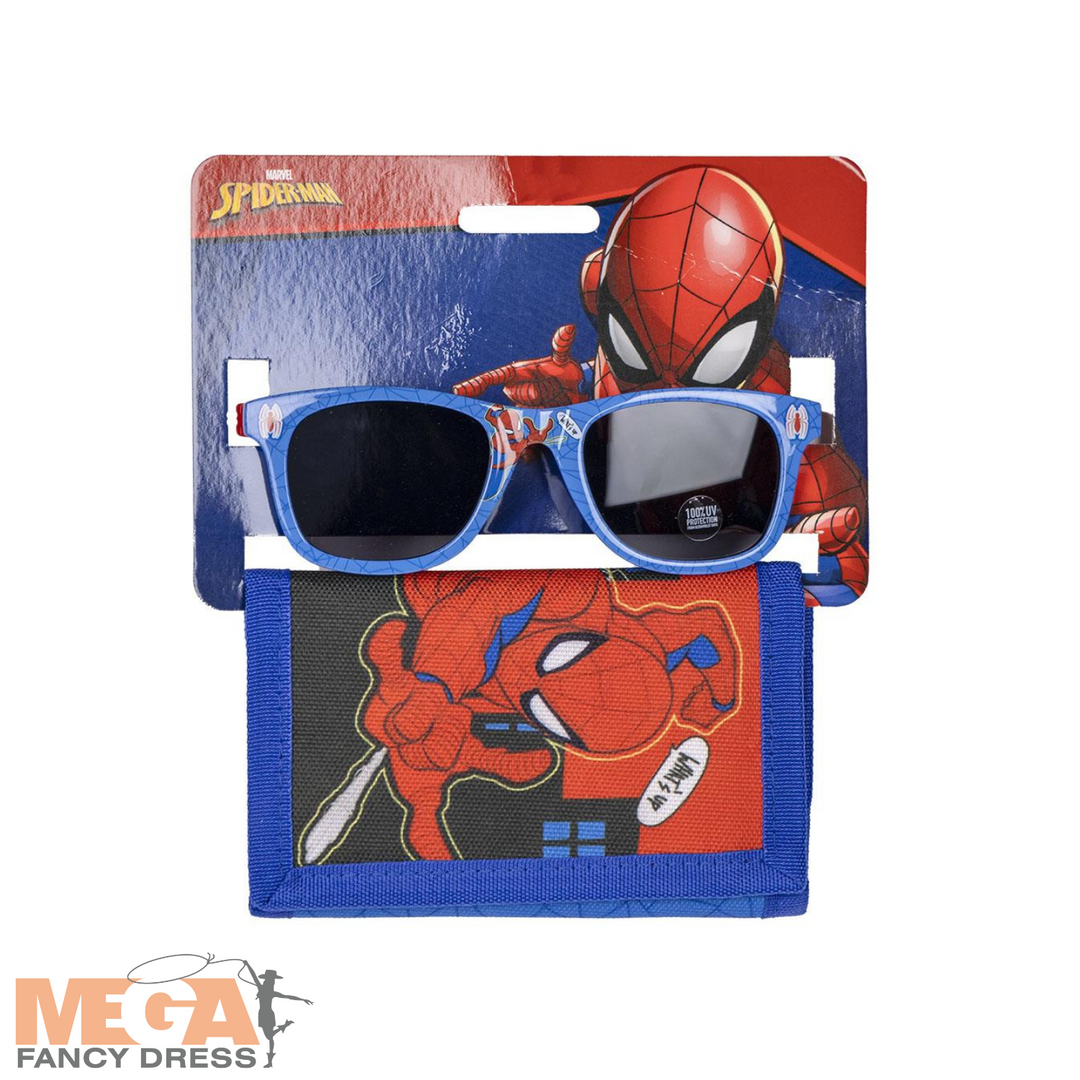 Licensed Kids Spidemran Sunglasses + Wallet Set