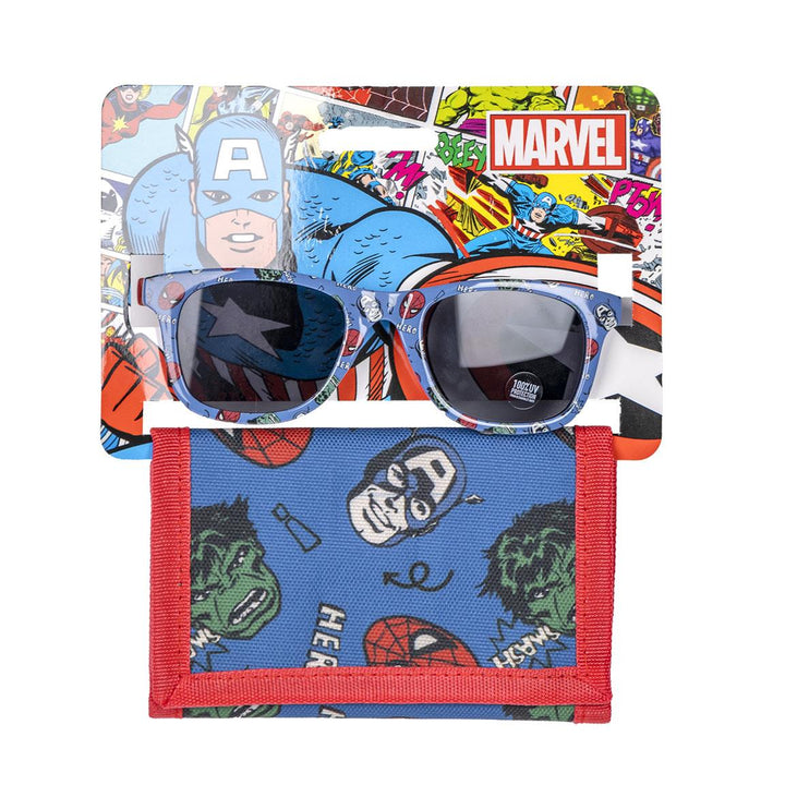 Licensed Marvel Avengers Sunglasses + Wallet Set