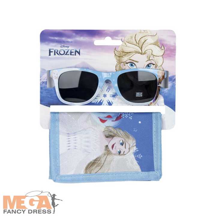 Licensed Disney Frozen Kids Sunglasses + Wallet Set