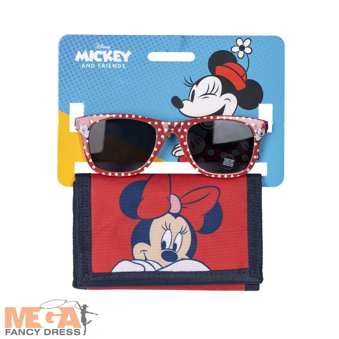 Licensed Minnie Mouse Sunglasses + Wallet Set