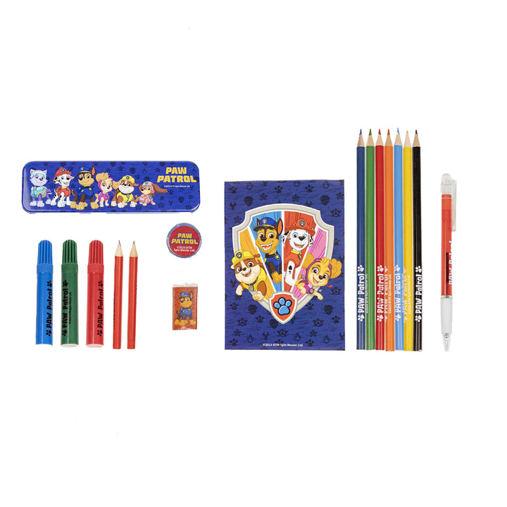 Paw Patrol School Stationery Colouring Set