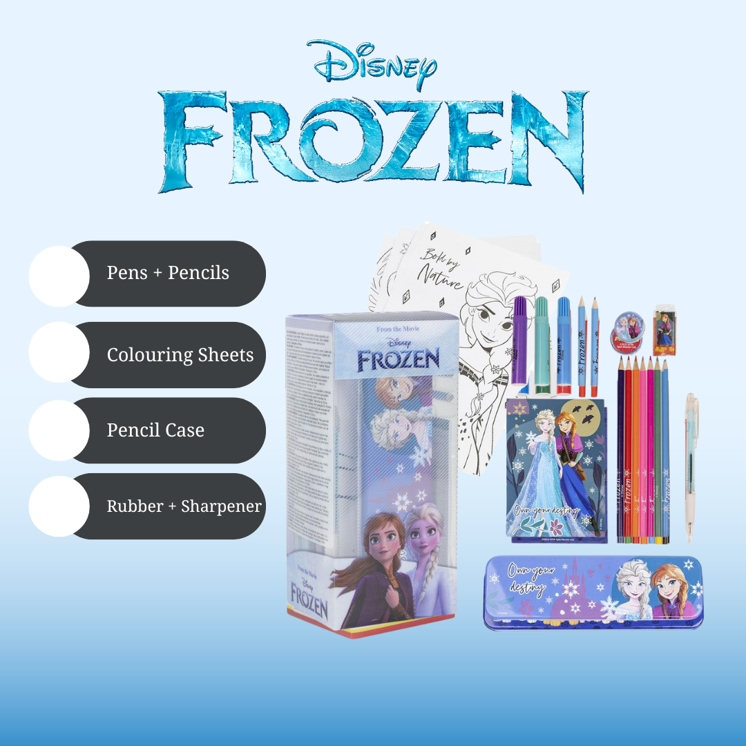 Disney Frozen  School Colouring Stationery Set