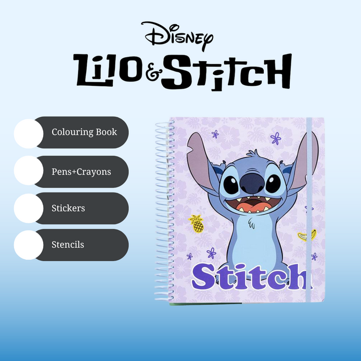 Disney Stitch Activity Notebook