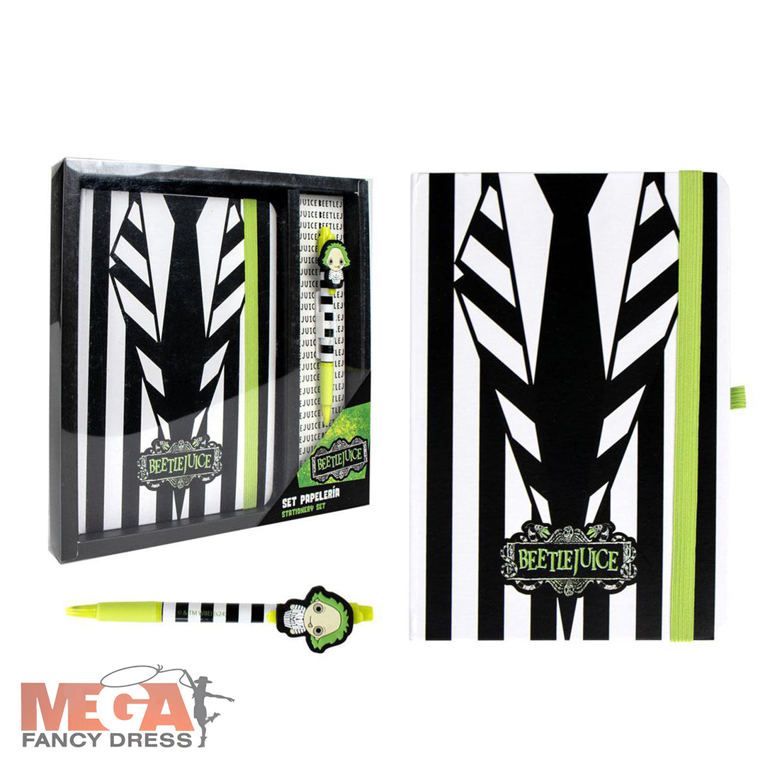 Beetlejuice School Note Pad + Pen Set