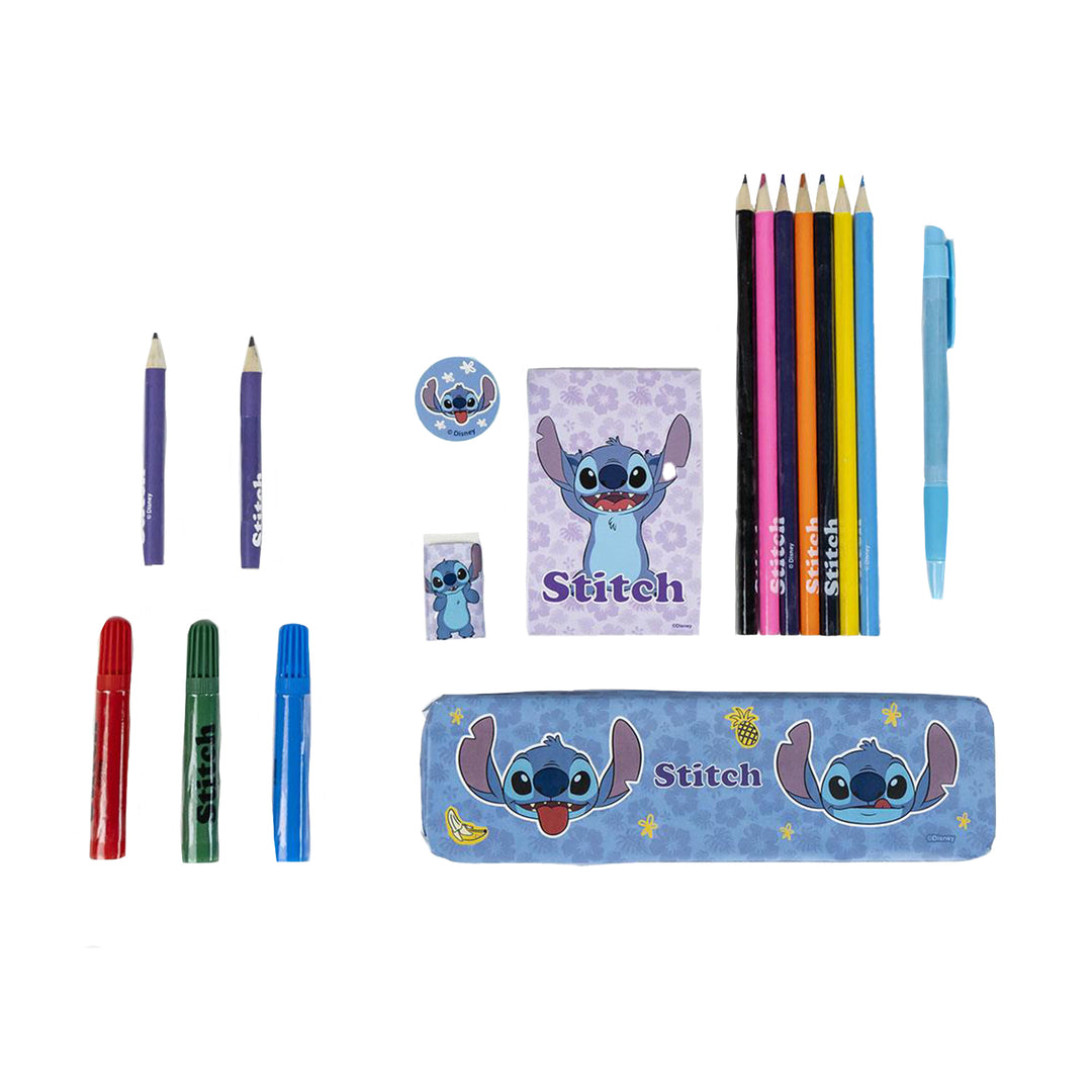 Stitch School Colouring Stationery Set