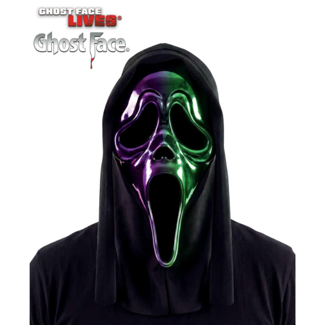 GhostFace Scream Ombre Chrome Halloween Horror Mask