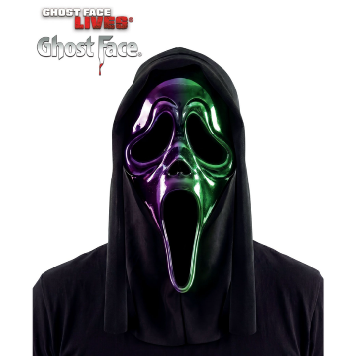 GhostFace Scream Ombre Chrome Halloween Horror Mask