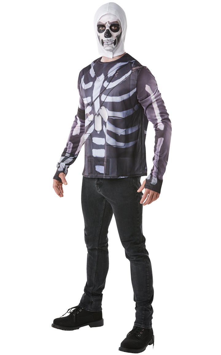 Video Game Fortnite Skull Trooper Men's Costume