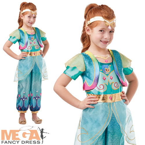 Girls Deluxe Shine Costume