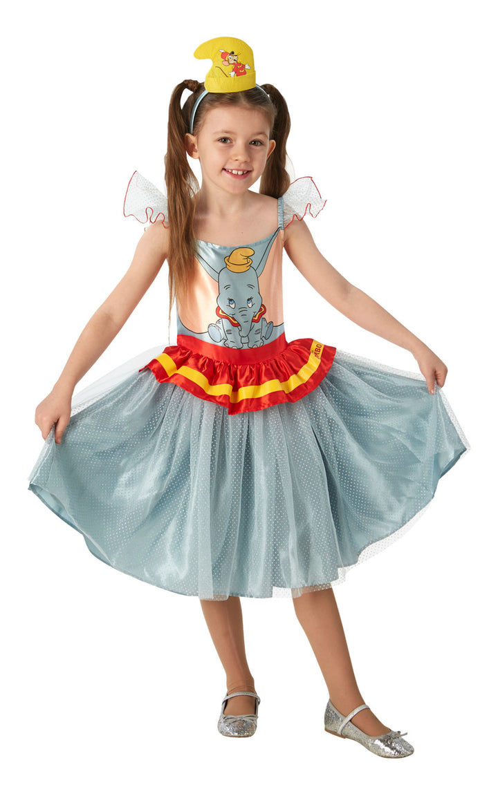 Girls Dumbo Tutu Disney Elephant Fancy Dress Costume