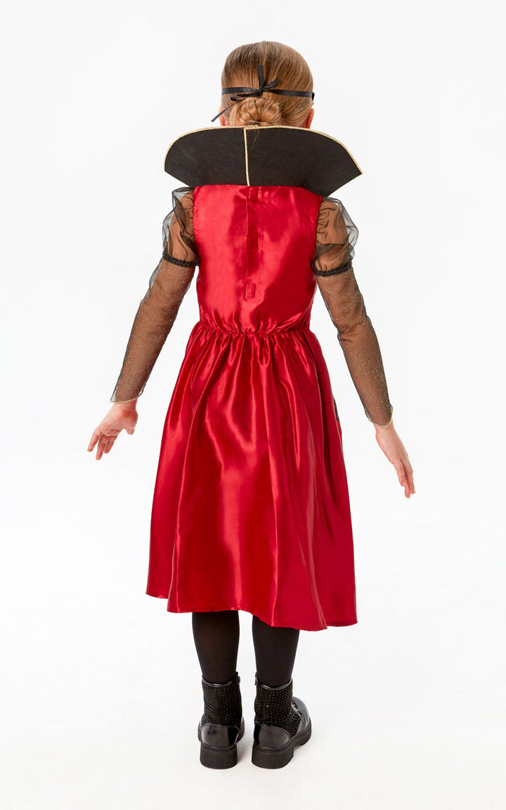 Girls Deluxe Vampiress Halloween Vampire Costume