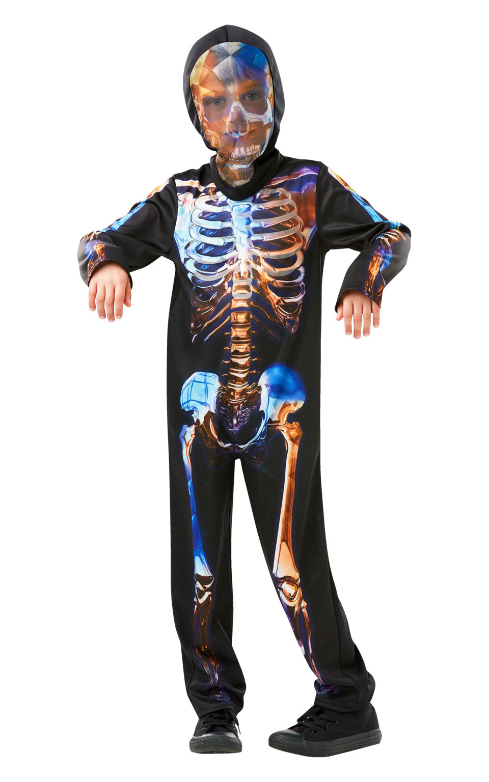 Kids Skeleton Fancy Dress Costume