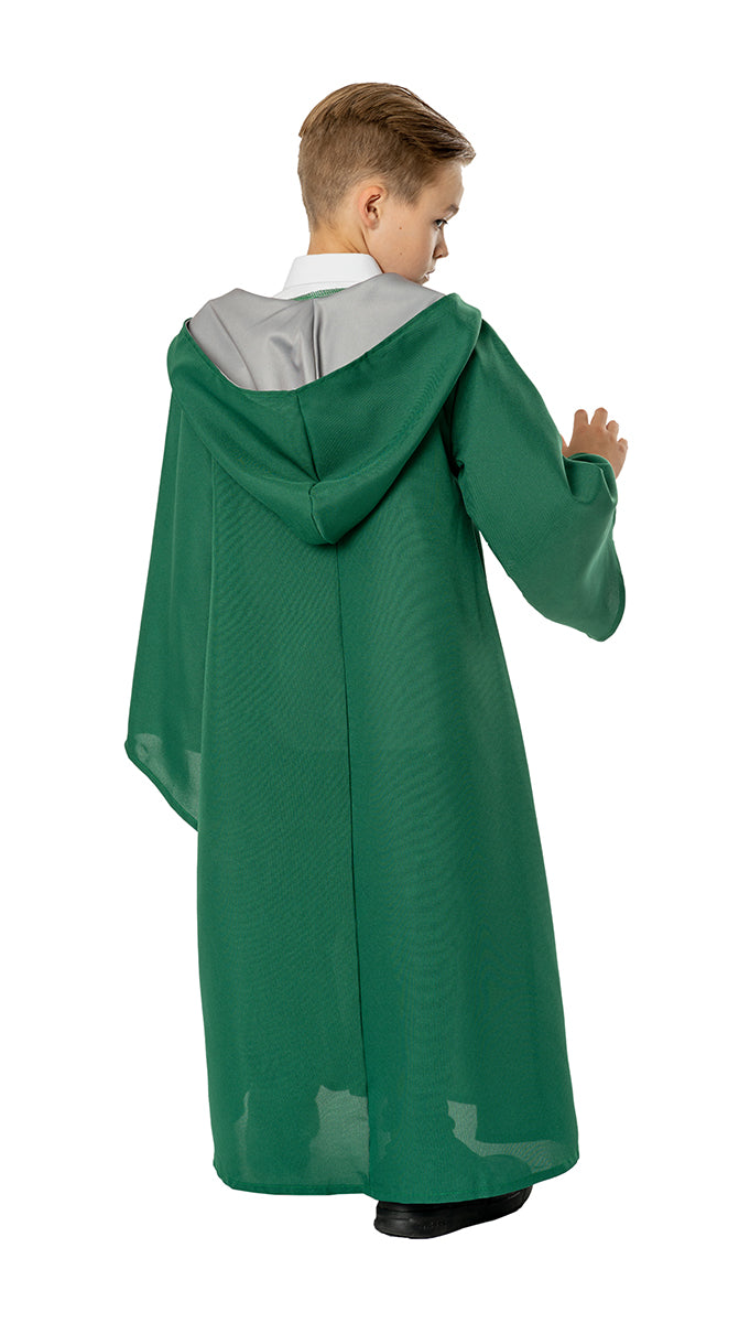 Boys Slytherin Quidditch Robe Harry Potter Fancy Dress Halloween Costume