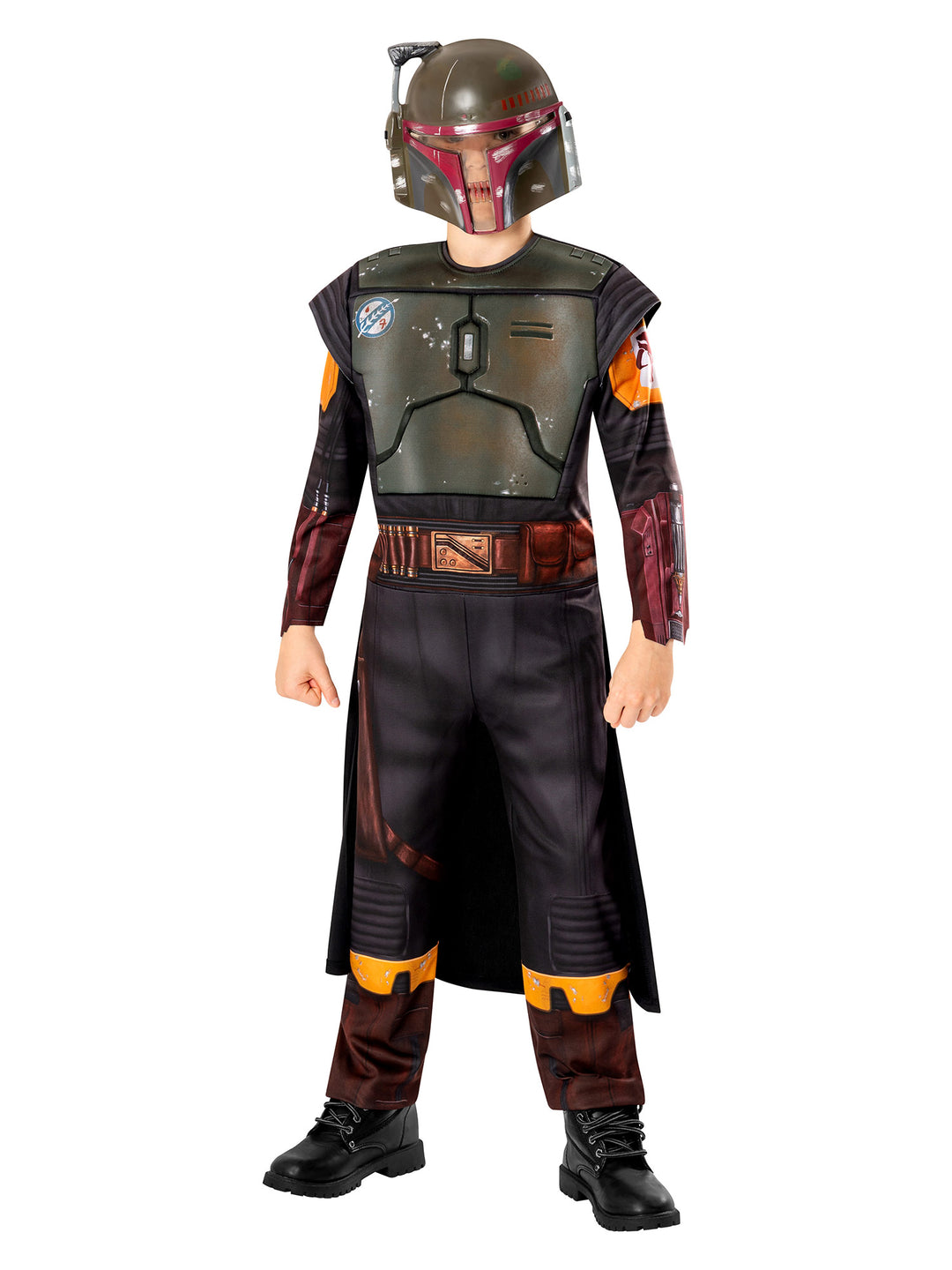 Boys Kids Boba Fett Deluxe Star Wars Superhero Movie Book Day Fancy Dress Costume