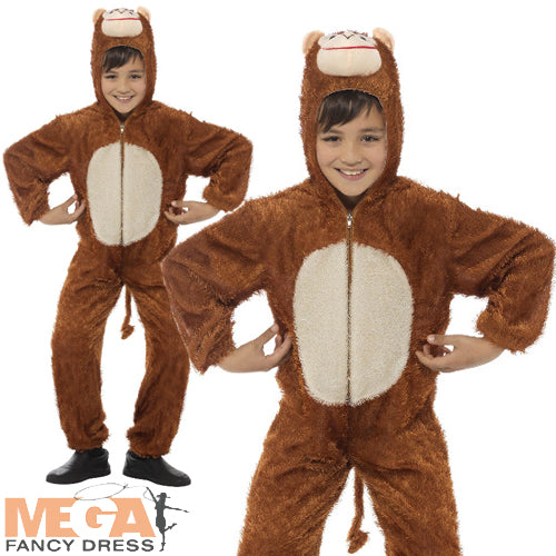 Childrens Monkey Fancy Dress Costume