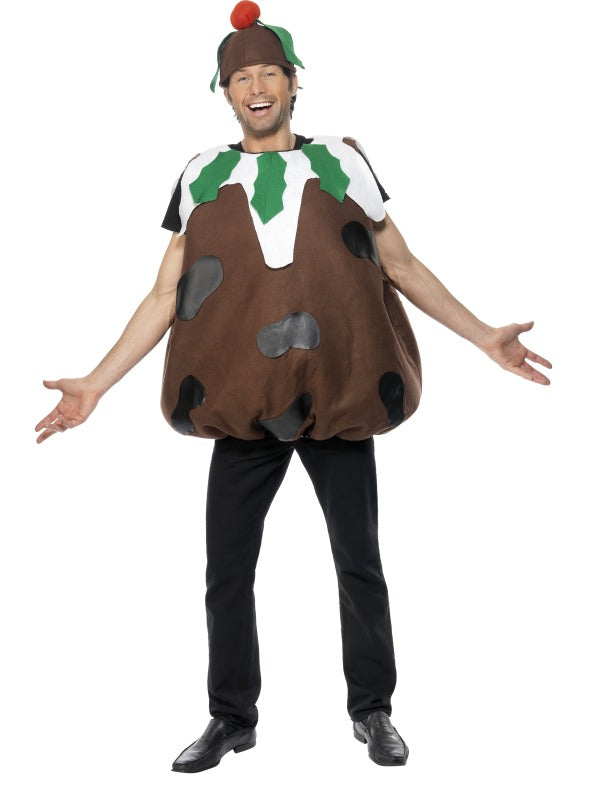 Christmas Pudding Adults Fancy Dress Festive Costume