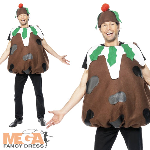 Christmas Pudding Adults Fancy Dress Festive Costume