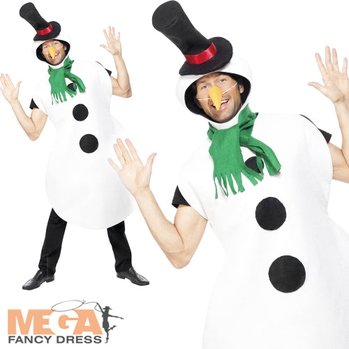 Christmas Snowman Mens Costume