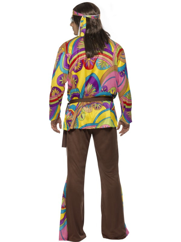 Adult Psychedelic Hippie Man Large