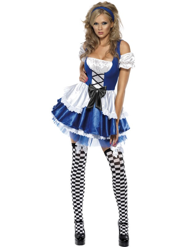 Ladies Sexy Wonderland Fairy Tale Alice Book Day Costume