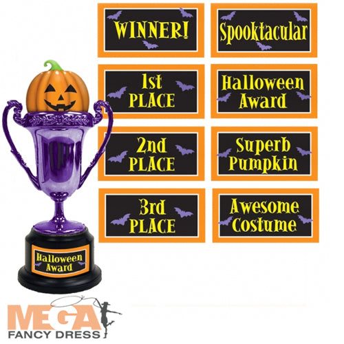 Multi - Label Halloween Trophy