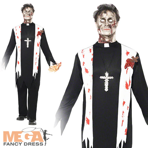 Zombie Priest Halloween Costume