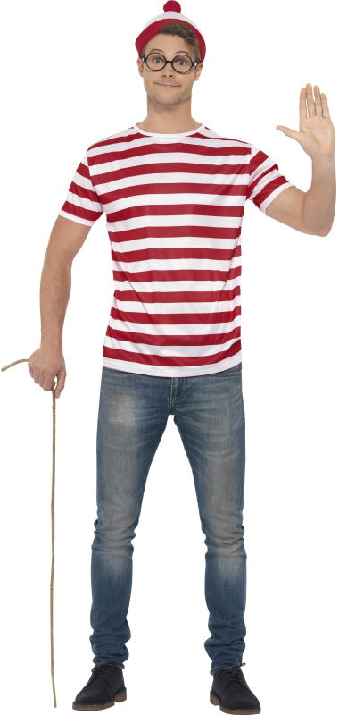 Wheres Wally Mens Costume Kit