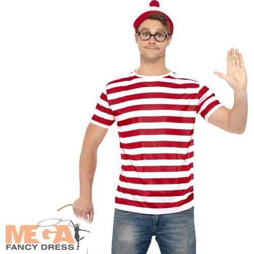 Wheres Wally Mens Costume Kit