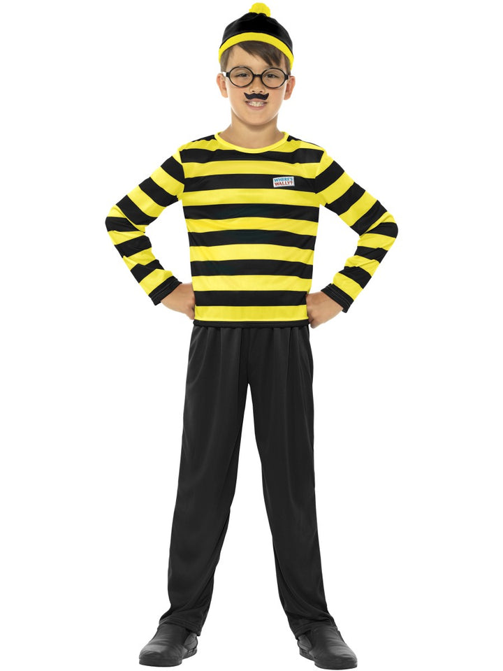 Boys Where's Wally Odlaw Villain Book Day Fancy Dress Costume