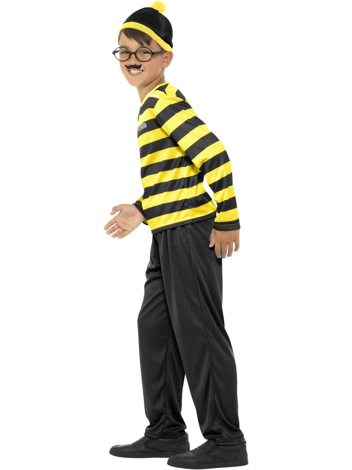 Boys Where's Wally Odlaw Villain Book Day Fancy Dress Costume