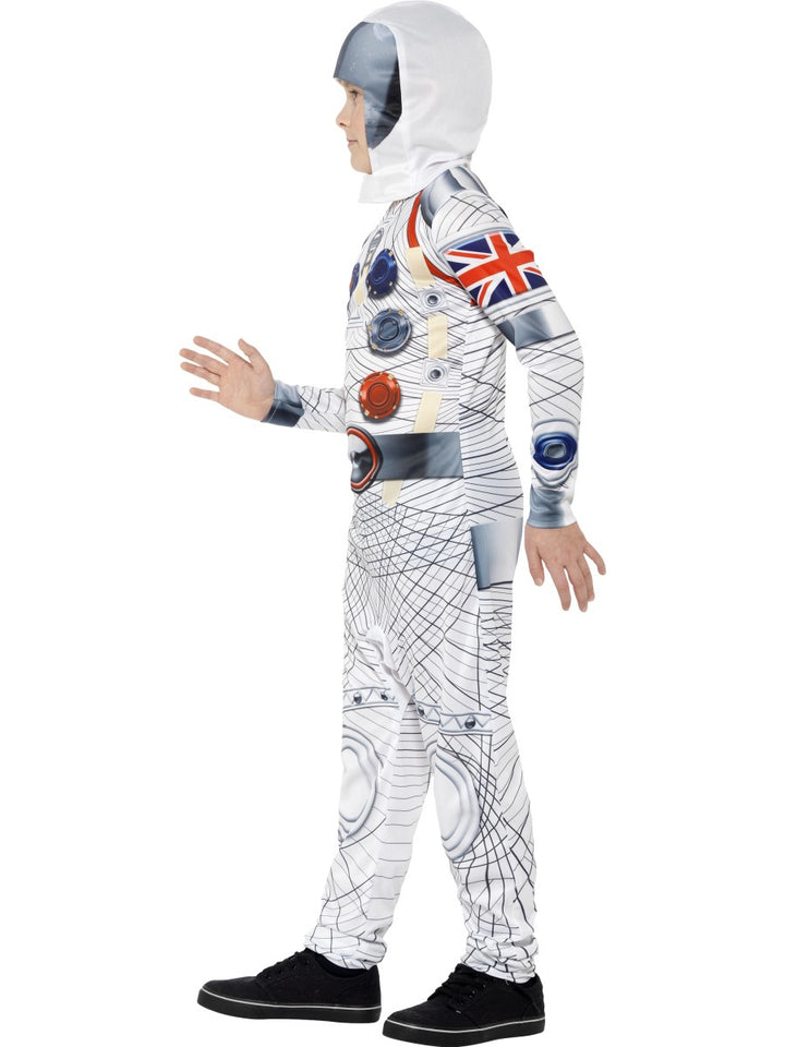 Boys Deluxe Spaceman Nasa Astronaut Galaxy Fancy Dress Costume