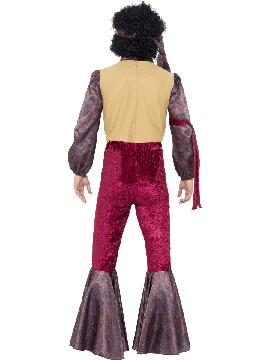 Men's 70s Psychedelic Rocker 1970s Groovy Hippy Costume