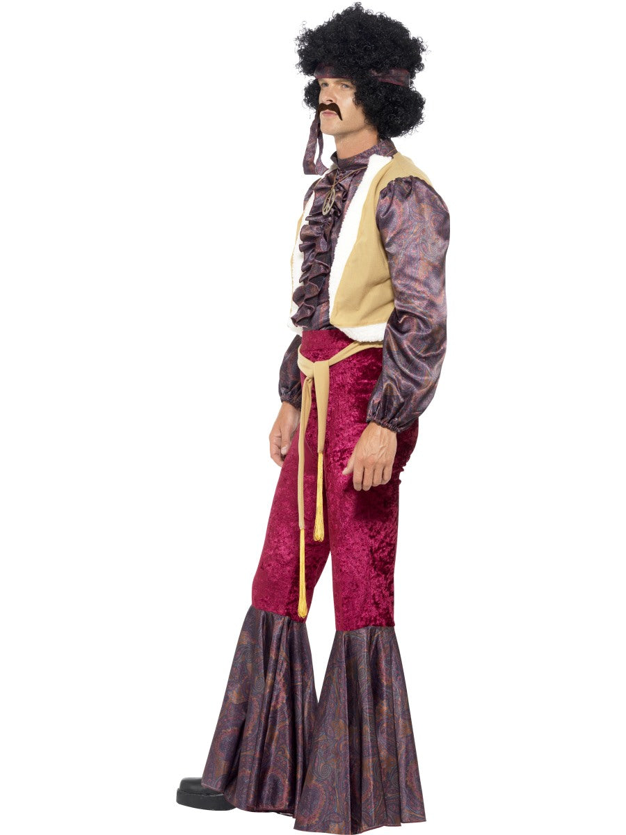 Men's 70s Psychedelic Rocker 1970s Groovy Hippy Costume