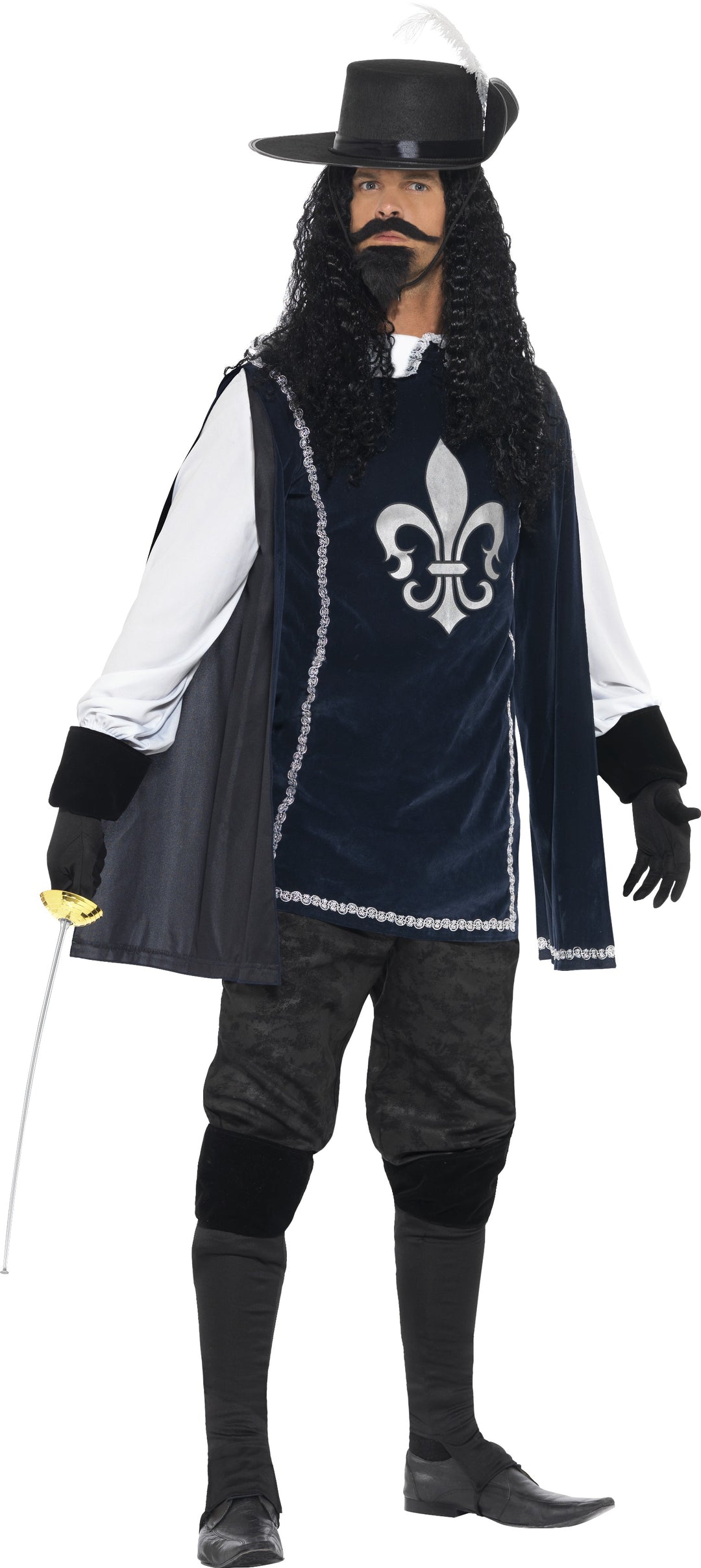 Mens Musketeer Medieval Fairy Tale Book Day Costume