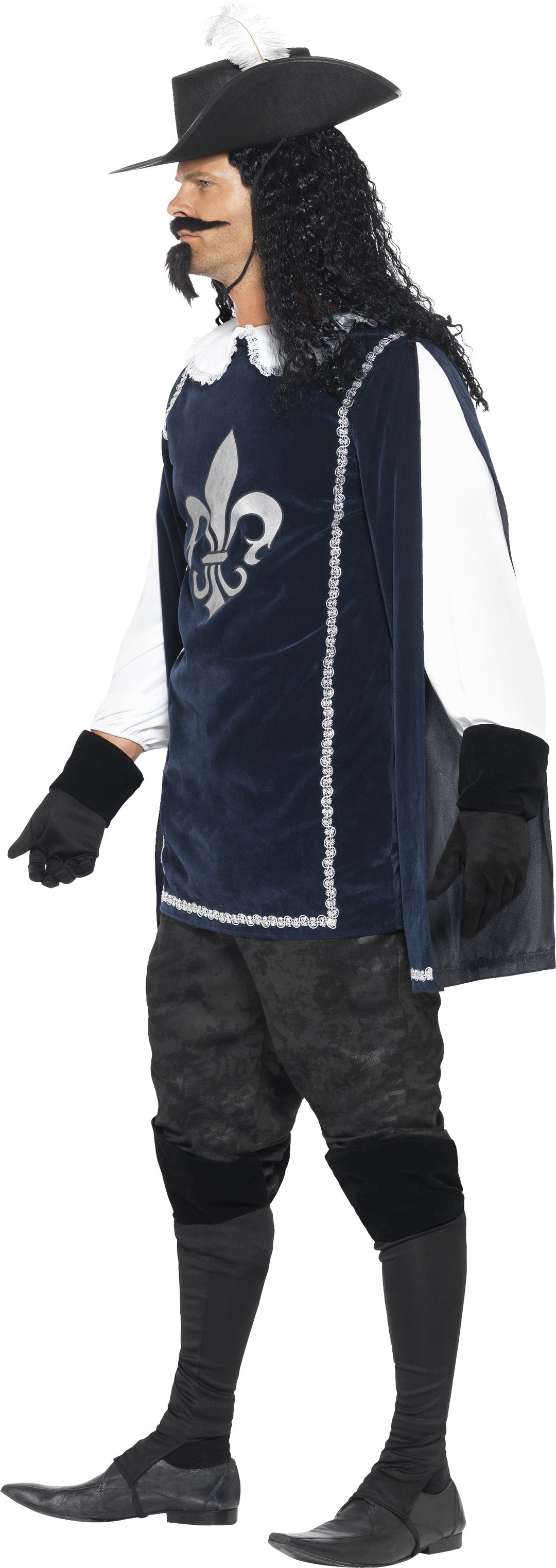 Mens Musketeer Medieval Fairy Tale Book Day Costume