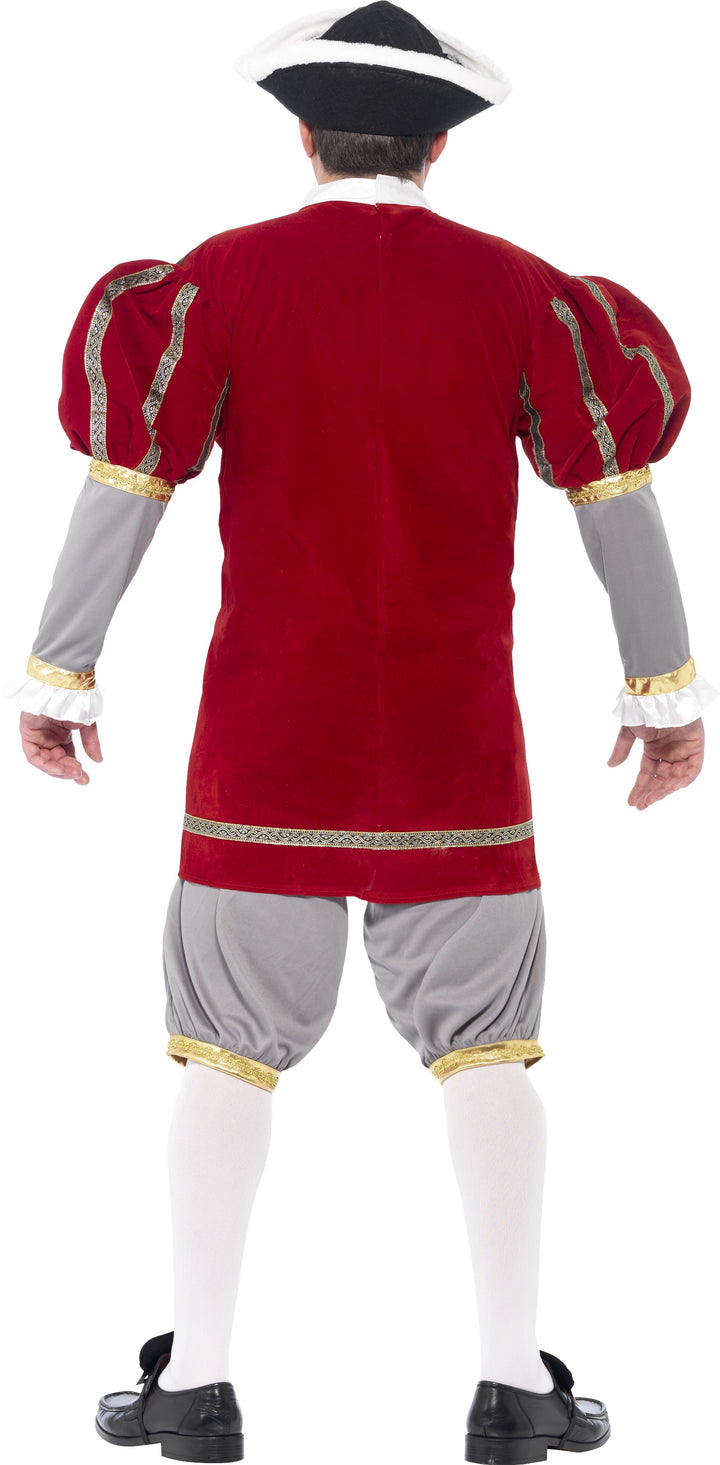 Mens Deluxe Henry VIII 8th Book Day Monarch Royal Costume