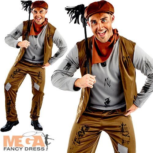 Mens Chimney Sweep Victorian Tudor Historical Costume