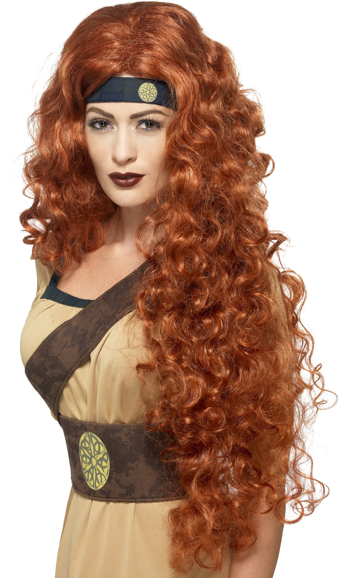 Medieval Warrrior Queen Wig Costume Accessory