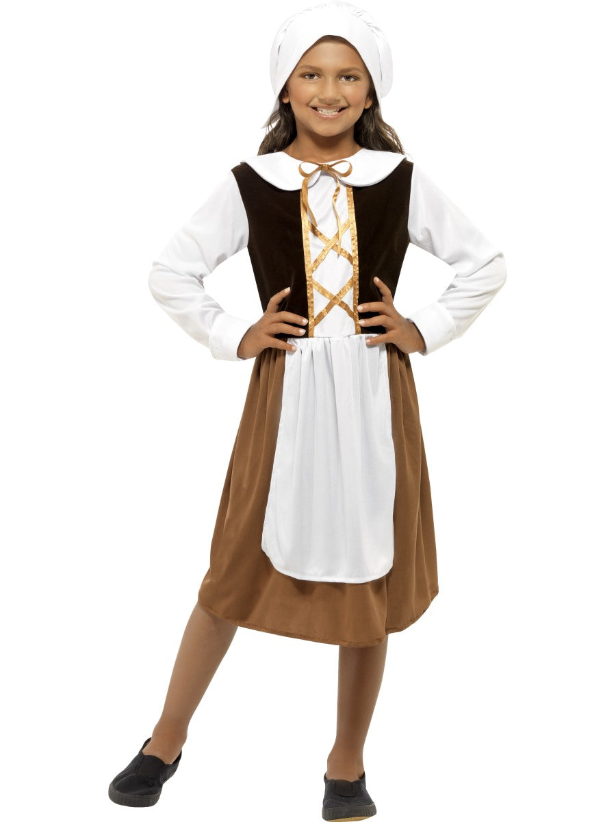 Girls Poor Tudor Medieval Book Week Dress Costume