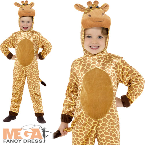 Kids Giraffe Jungle Animal Book Day Costume