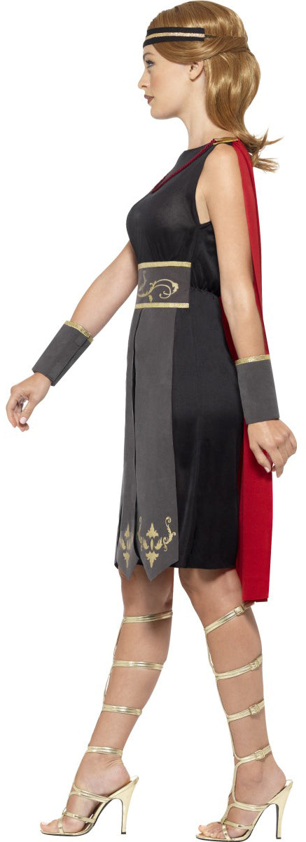 Ladies Roman Warrior Ancient Greek Gladiator Costume