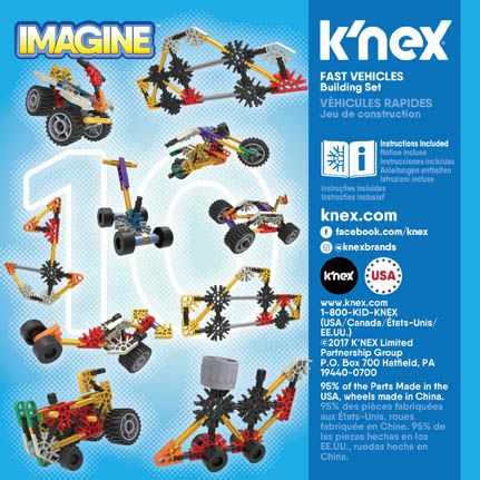 Fast Vehicles 10 Model Building Set