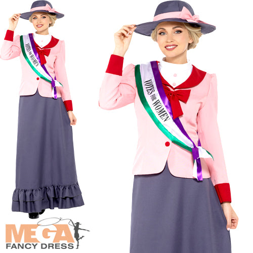 Deluxe Victorian Suffragette Ladies Costume