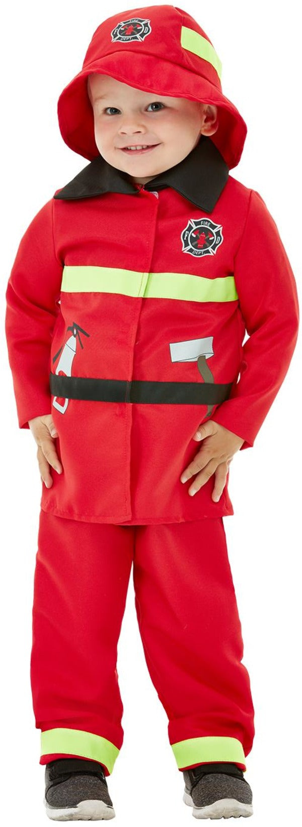 Boys Fire Fighter Fancy Dress Kids Book Day Uniform