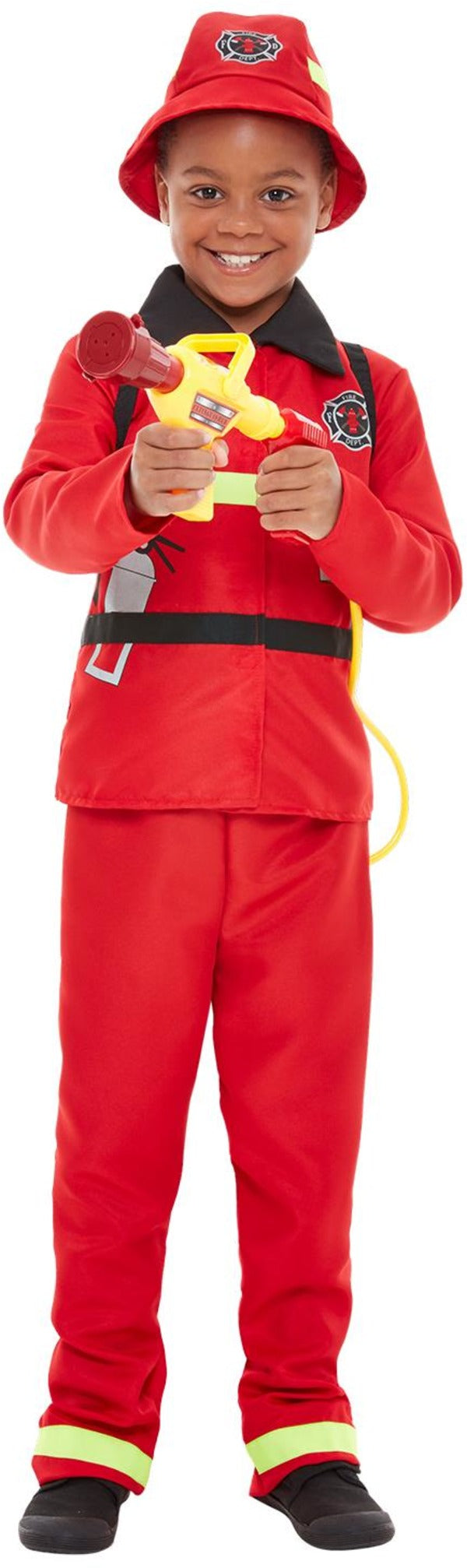 Boys Fire Fighter Fancy Dress Kids Book Day Uniform
